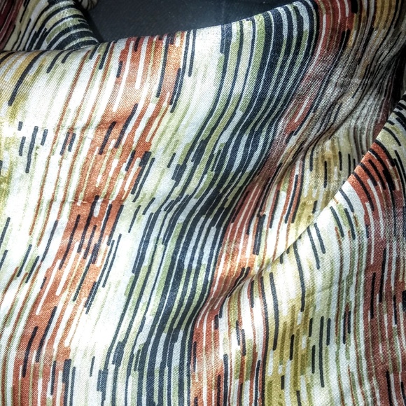 Multicolor Classic Silk Scarf/Wrap - Picture 2 of 2